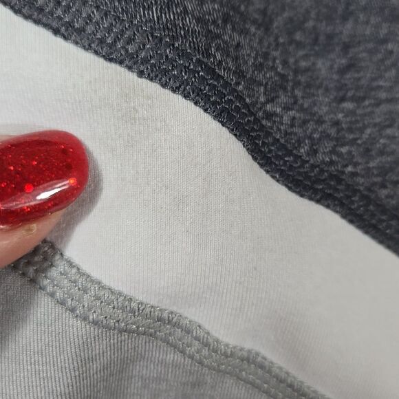 Old Navy High-Waisted Elevate Color-Block Gray Compression Leggings Women - Picture 13 of 15